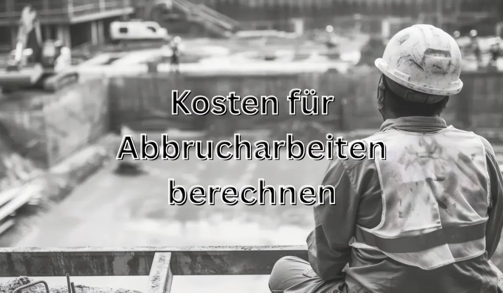 Kosten für Abbrucharbeiten berechnen: Realistische Einschätzungen