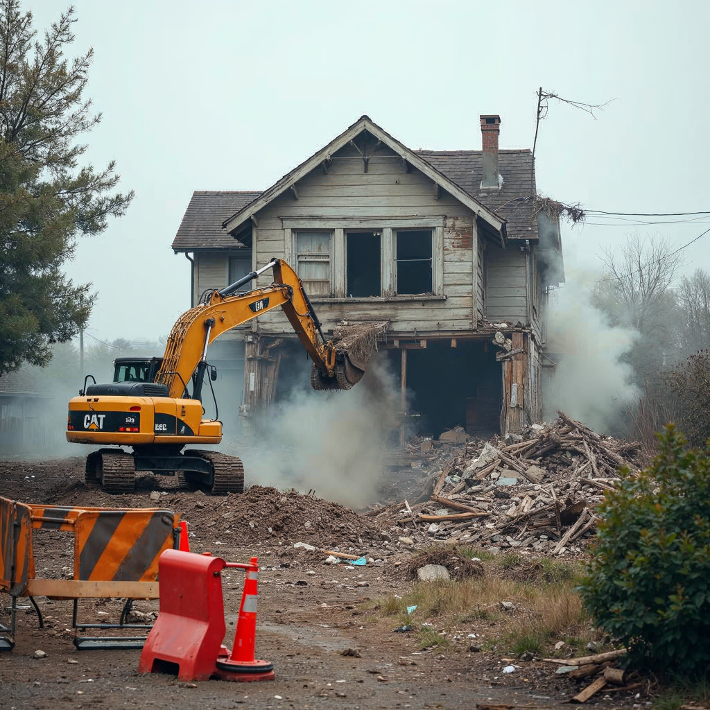 Hausabriss Schritt für Schritt: Vom Antrag bis zur sauberen Baustelle